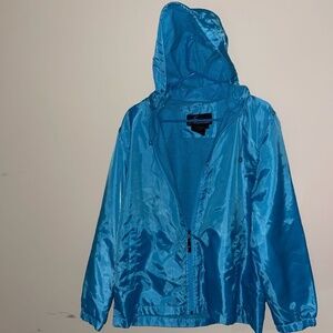 Unisex Sky Blue Vintage i5 Rain Coat